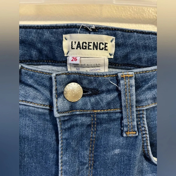 L’AGENCE Margot Jean Skinny High Rise Light Vintage Size 26 - Picture 7 of 15